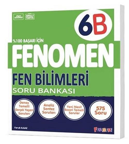 Fenomen Okul 2025 6. Sınıf Fen Bilimleri B Serisi Soru Bankası