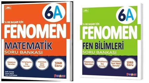 Fenomen Okul 2025 6. Sınıf Matematik + Fen Bilimleri A Serisi Soru Seti 2 Kitap
