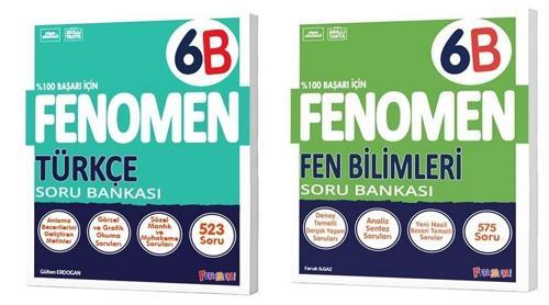 Fenomen Okul 2025 6. Sınıf Türkçe + Fen Bilimleri B Serisi Soru Seti 2 Kitap