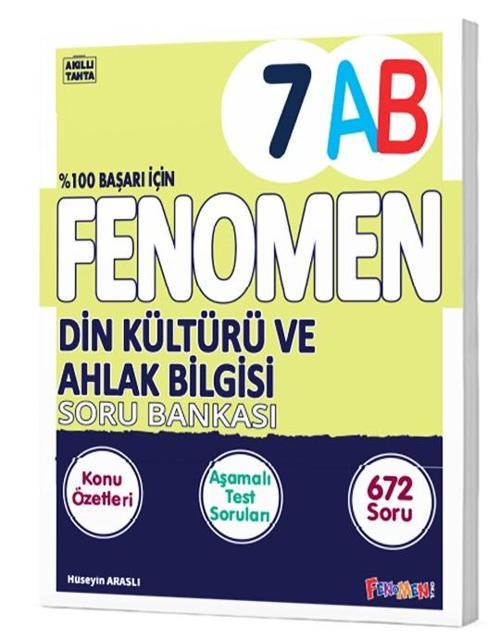 Fenomen Okul 2025 7. Sınıf Din Kültürü A-B Serisi Konu Özetli Soru Bankası