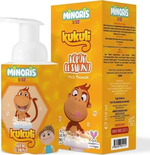Kids Kukuli Organik Köpük El Sabunu 310Ml