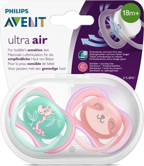 Ultra Air 2Li Desenli Emziği 18 Ay - Kız