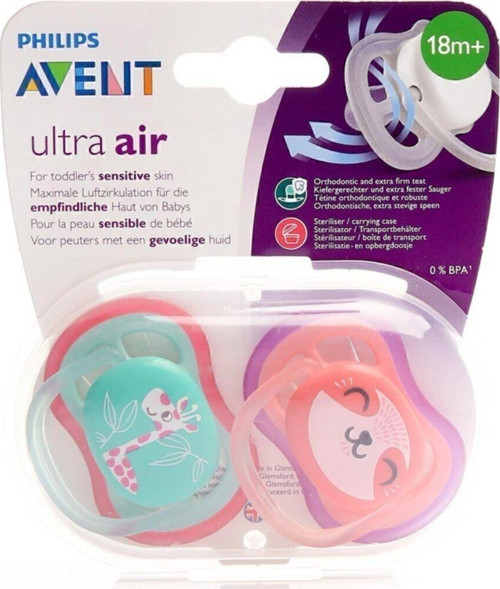 Ultra Air 2'Li Silikon Emzik 18+ Ay Kız