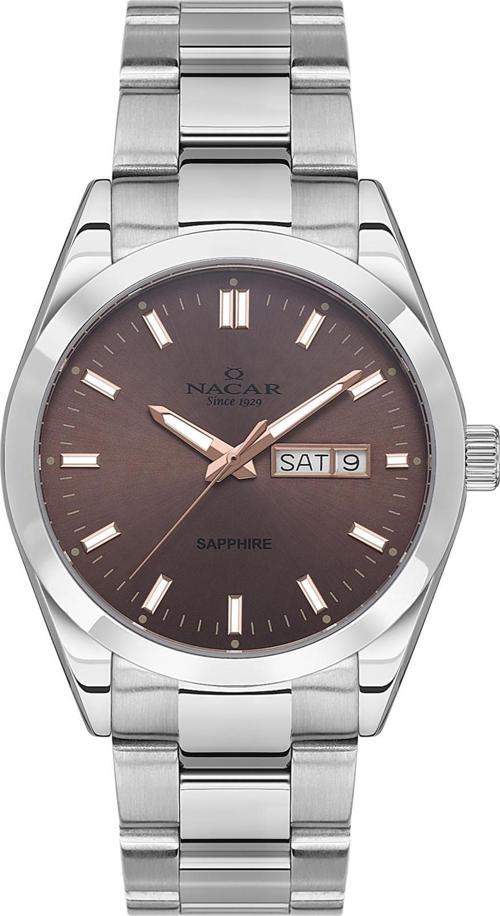 NC31-299227-AKM Gri Metal Band Erkek Kol Saati