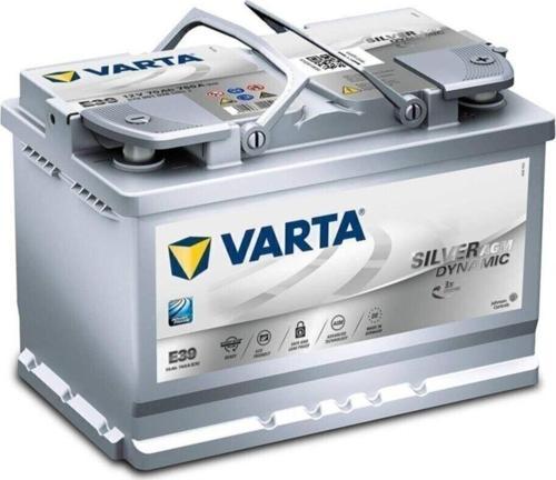 Silver Dynamic Agm E39 12 Volt 70 Amper Start Stop Plus Akü Av-E39