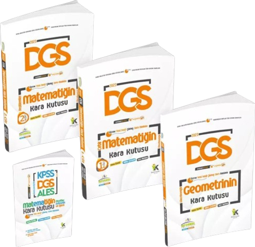 DGS Matematik 1.-2.Cilt ve Geometrinin Kara Kutusu Konu Özetli D.Çözümlü Soru Bankası Altın Set