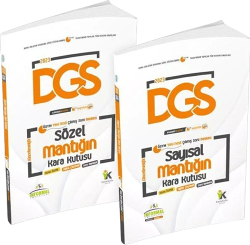 DGS Sayısal ve Sözel Mantığın Kara Kutusu Konu Özetli Dijital Çözümlü ÖSYM Çıkmış Soru Bankası