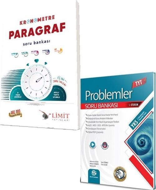 Limit 2025 TYT Kronometre Paragraf Soru ve Bilgi Sarmal Problem Soru Bankası 2 Kitap Set
