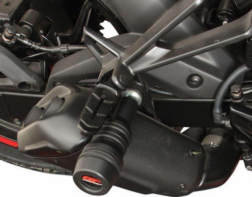 Bajaj Pulsar F 250 2022-2024 Uyumlu Egzoz Koruma Takozu Siyah