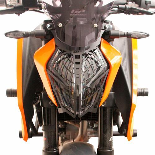 KTM Duke 250 2024 Uyumlu Far Koruma Siyah