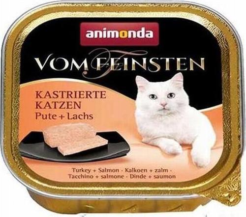 Von Feinsten Hindi ve Somonlu Kısırlaştırılmış Kedi Konservesi 100 Gr