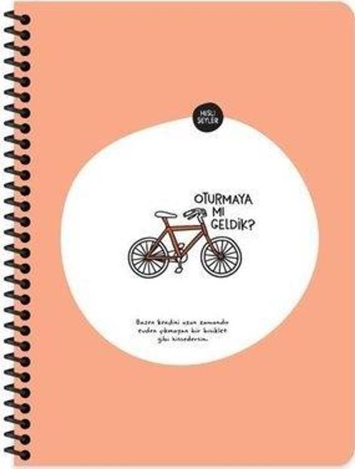 165225  80Yp.Kar.Stickerli Defter - Oturmaya Mı Geldik?