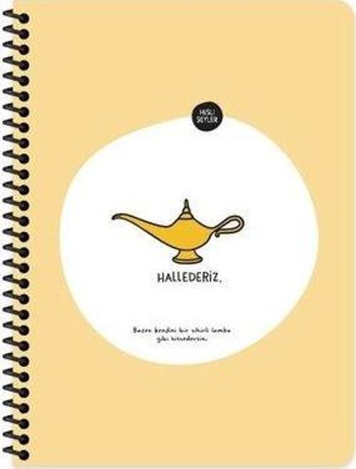 165225 80Yp.Çiz.Stickerli Defter - Hallederiz