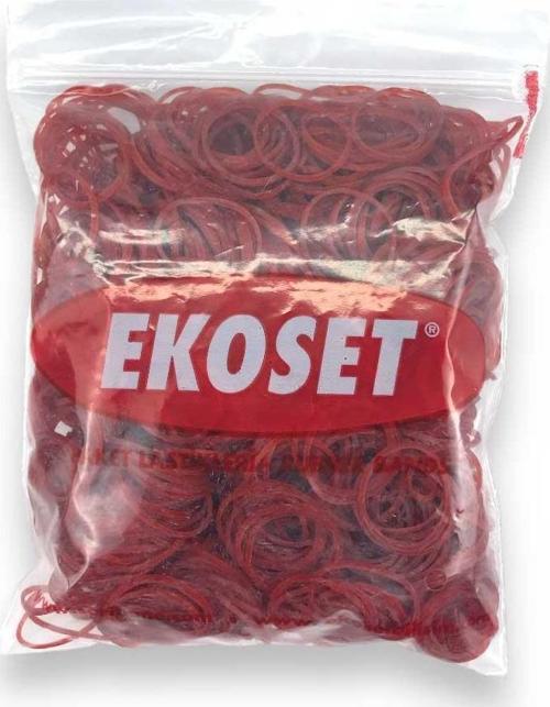 500 Adet Kırmızı Küçük Paket Lastiği 40mm