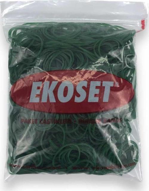 500 Adet Yeşil Küçük Paket Lastiği 40mm