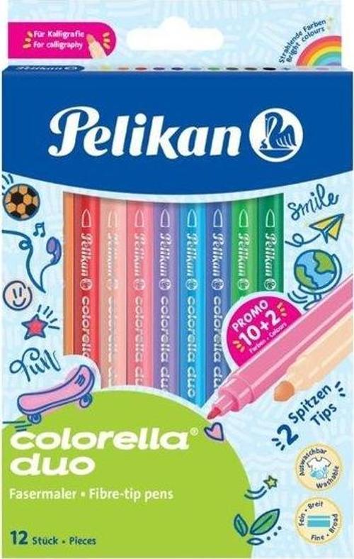 Colorella Çift Uçlu 12li Keçeli Kalem