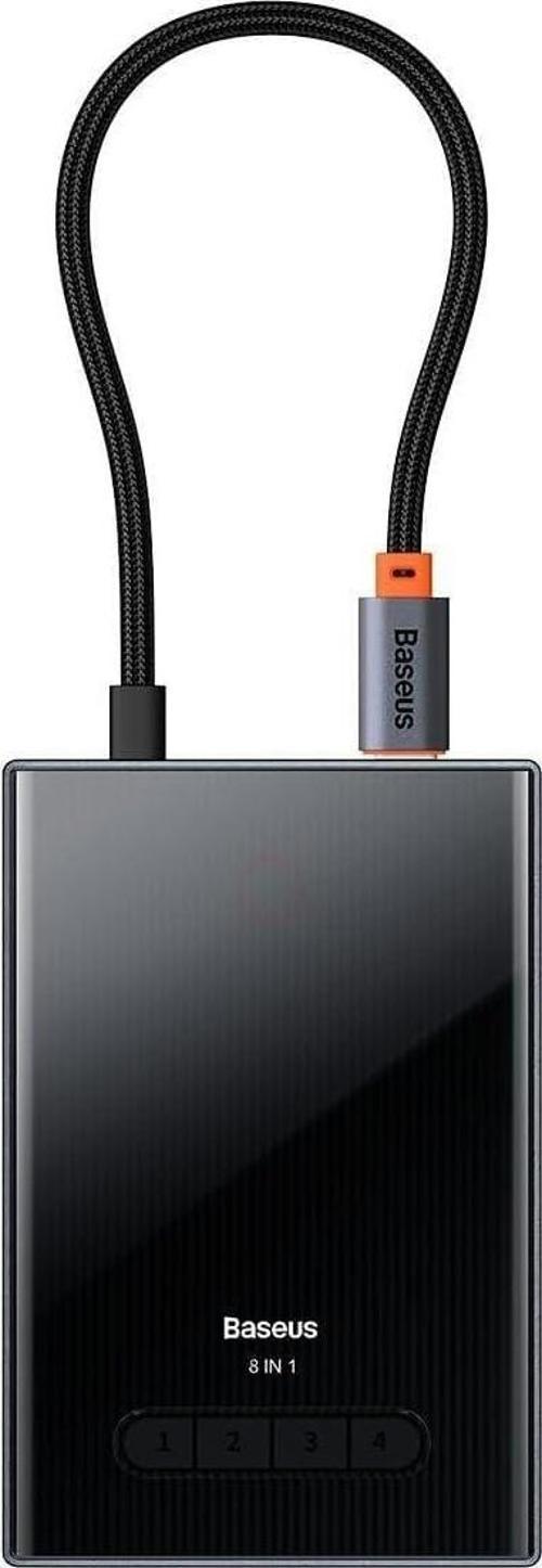 Pioneer Joy 8 in 1 Multifonksiyonal Type-C Hub Dock Station -Gri - WKYY030413