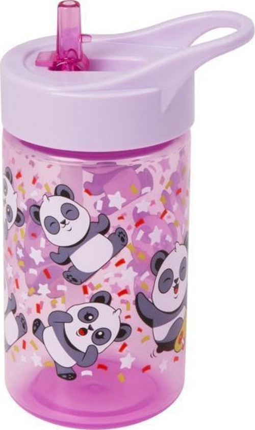 430 cc Panda Desenli BPA Free Pembe Matara