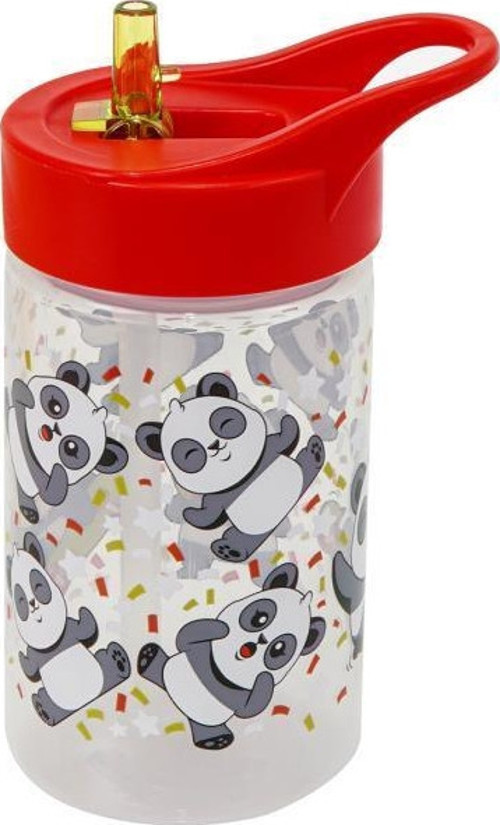 430 cc Panda Desenli BPA Free Şeffaf Matara