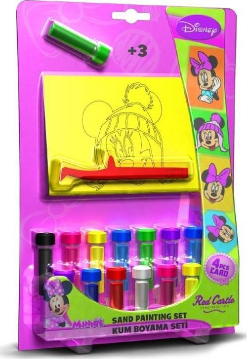 Eğitici ve Eğlenceli Kum Boyama Seti-Disney Minnie Mouse FM-04