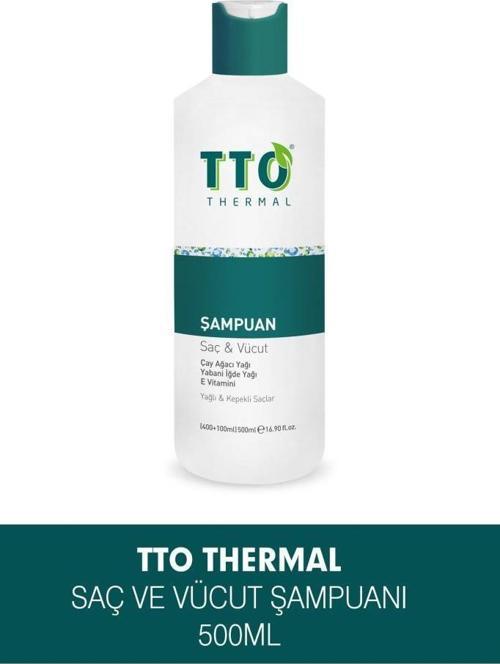 Saç Ve Vücut Şampuanı 500 ml Beyaz (ÇAY AĞACI YAĞI / TEA TREE OIL)