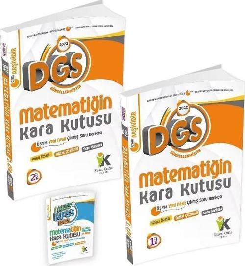 DGS Matematik TEK KİTAP ve Geometrinin Kara Kutusu Konu Ö.D.Çözümlü Çıkmış Soru Bankası Seti