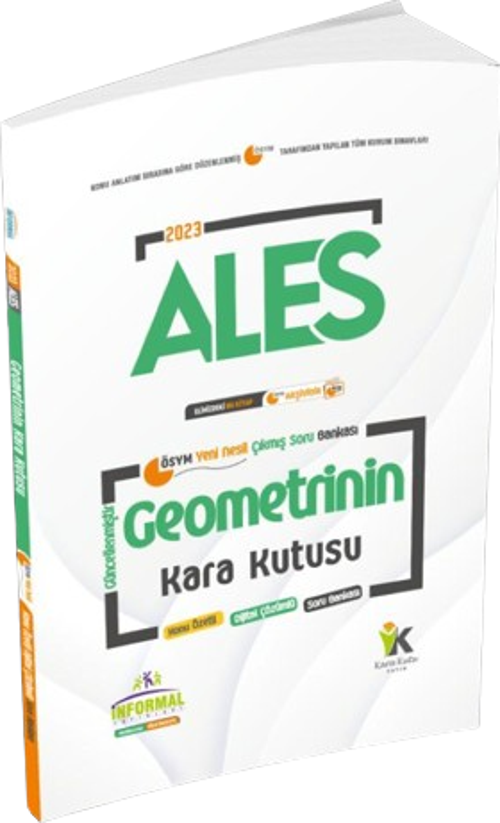ALES Geometrinin Kara Kutusu Konu Özetli Dijital Çözümlü ÖSYM Çıkmış Soru Havuzu Bankası