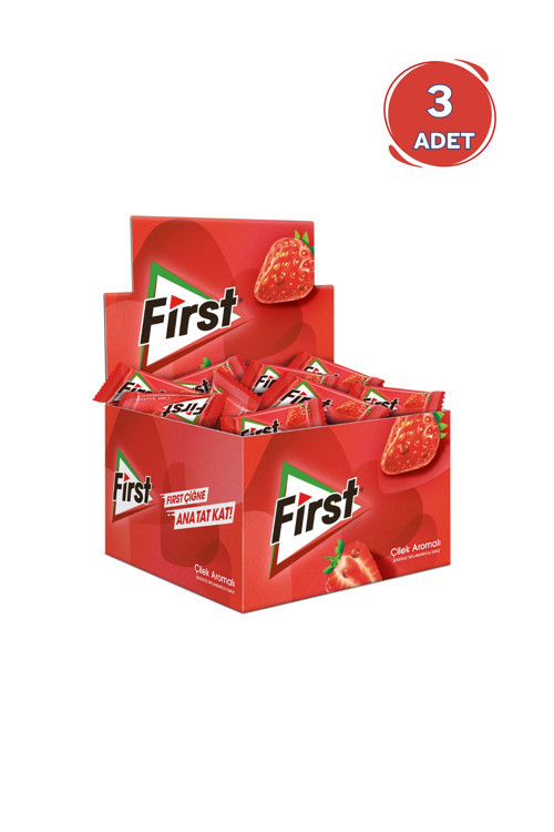 Çilek Aromalı Tekli Sakız 1,7 gr - 600 Adet