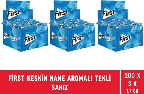 Keskin Nane Aromalı Tekli Sakız 1,7 gr - 600 Adet