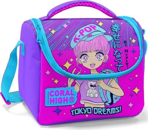Mor Pembe K-Pop Kız Çocuk Beslenme Çantası