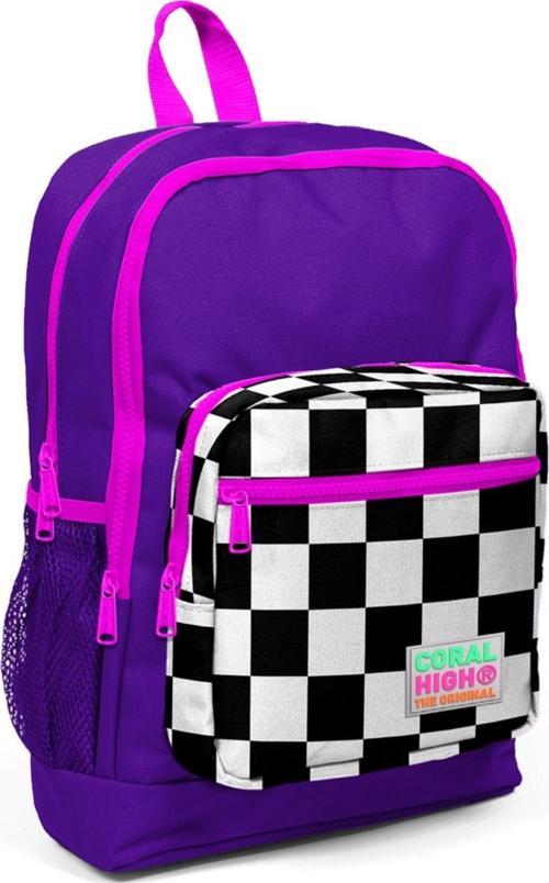 Mor Damalı İlkokul ve Günlük Sırt Çantası - Kız Çocuk