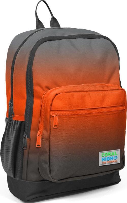 Siyah Turuncu Gradyan İlkokul ve Günlük Sırt Çantası - Erkek Çocuk