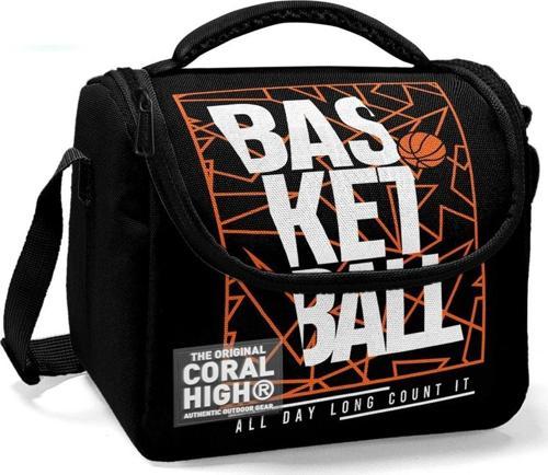 Siyah Basketbol Isı Yalıtımlı Beslenme Çantası - Erkek Çocuk