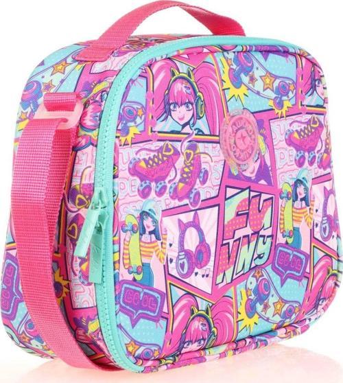Kids Isı Yalıtımlı Kız Çocuk Pembe Yeşil Beslenme Çantası