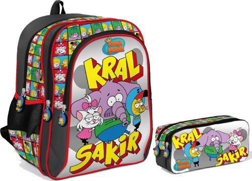 Kral Şakir İlkokul Çanta Seti - Erkek Çocuk Okul Çantası