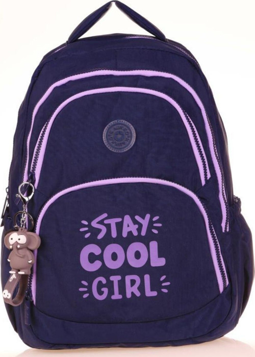 Crazy Okul Sırt Çantası Navy Blue K1680