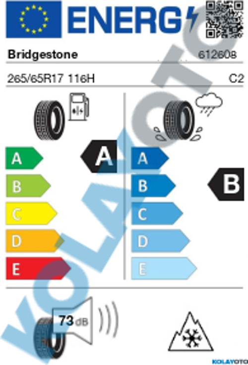 Blizzak LM005 265/65R17 116H XL (Kış) (2023)