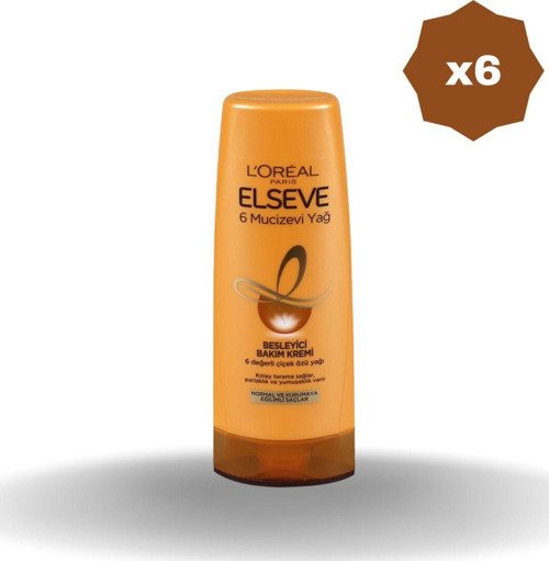 Elidor 6 Mucizevi Yağ Saç Kremi 360 Ml X 6 Adet