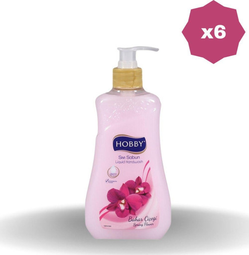 Pembe Sıvı Sabun 400 Ml X 6 Adet