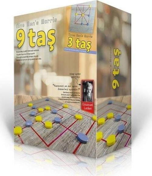 9 Taş 3 Taş Kutu Oyunu