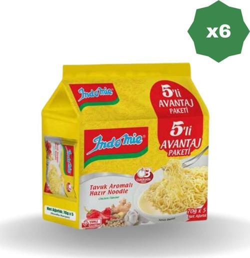 Hazır Noodle 5Li Tavuk 75G X 6Adet
