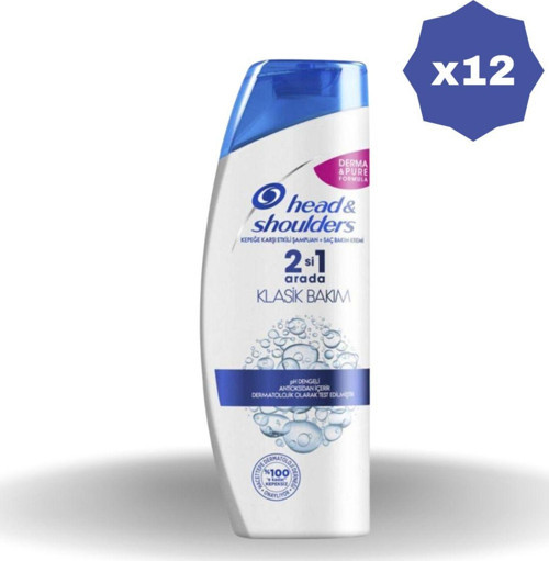 Head&Shoulders 2İn1 Klasik Bakım 350 Ml X 12 Adet