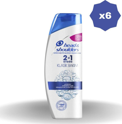 Head&Shoulders 2İn1 Klasik Bakım 350 Ml X 6 Adet