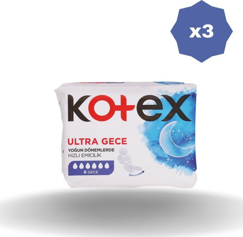 Ultra Tekli Paket Gece X 3 Adet