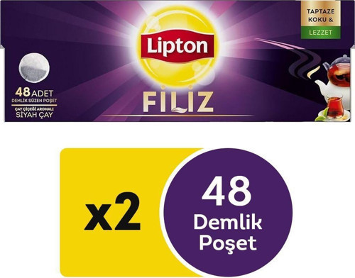Filiz Demlik Poşet Çay 48'Li X 2 Adet
