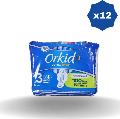 Ultra Gece 6'Lı X 12 Adet
