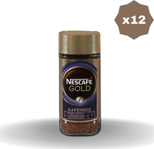 Gold Kafeinsiz 100 Gr X 12 Adet