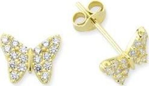 Altın Kelebek Küpe