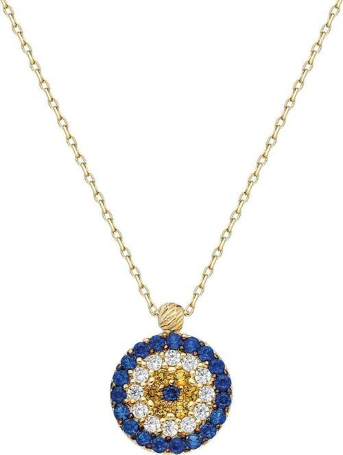 Altın Nazar Boncuğu Kolye