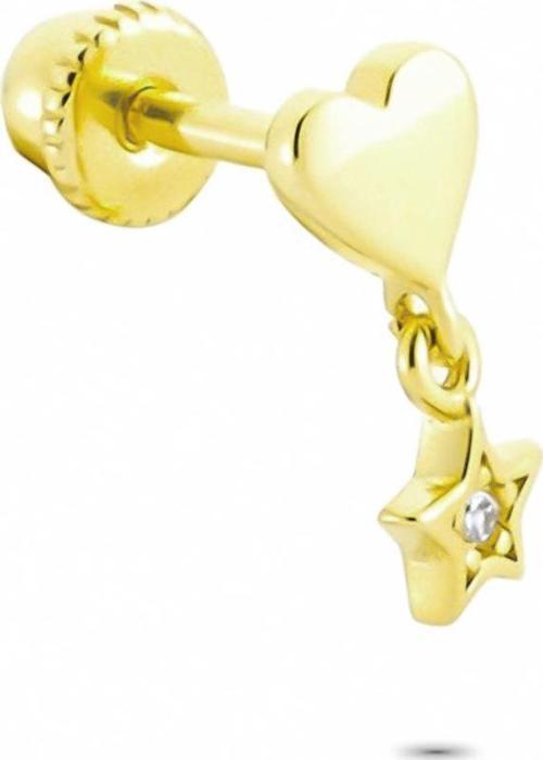 Altın Sallantı Kalp Helix Piercing